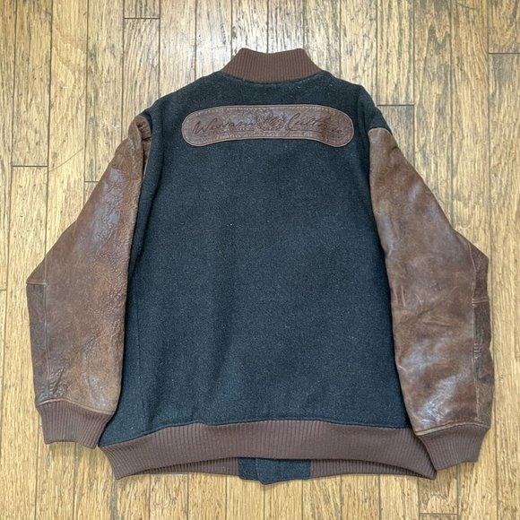 Al Wissam Mens Varsity Bomber Jacket - Picture 7 of 8